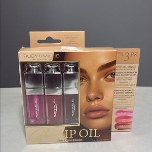 ✨Ruby & Millie New York Glowy Lip Oil – 3 Pack